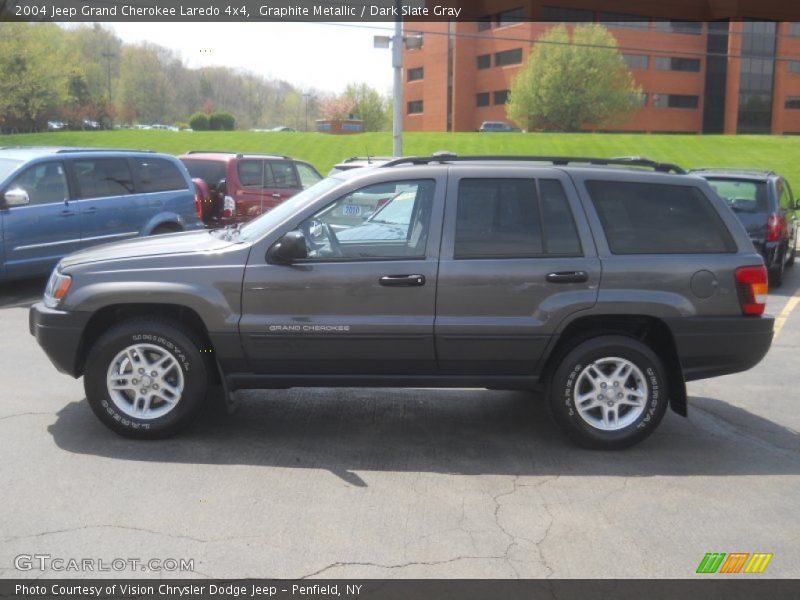 Graphite Metallic / Dark Slate Gray 2004 Jeep Grand Cherokee Laredo 4x4