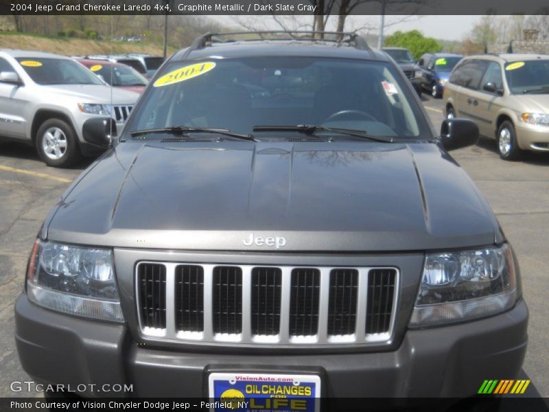 Graphite Metallic / Dark Slate Gray 2004 Jeep Grand Cherokee Laredo 4x4