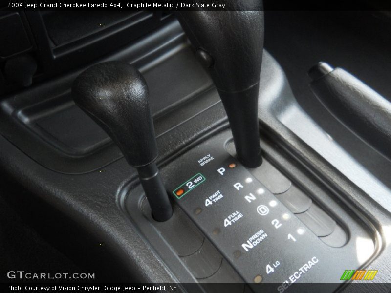 Graphite Metallic / Dark Slate Gray 2004 Jeep Grand Cherokee Laredo 4x4