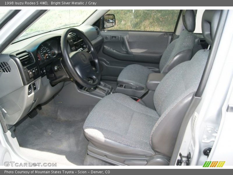  1998 Rodeo S 4WD Gray Interior