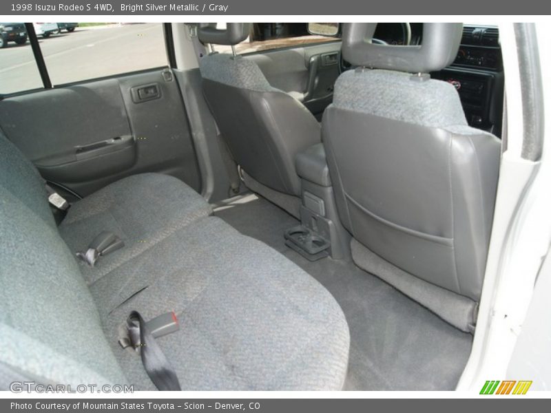 Rear Seat of 1998 Rodeo S 4WD