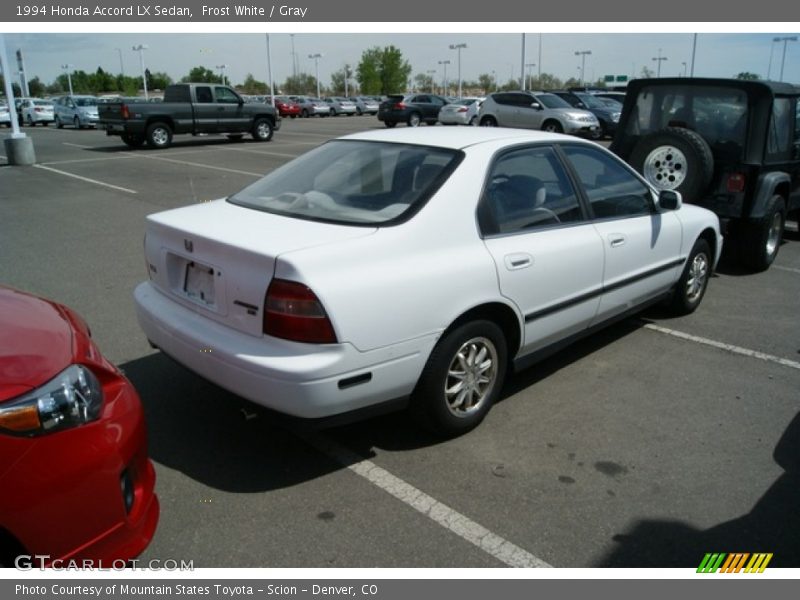Frost White / Gray 1994 Honda Accord LX Sedan