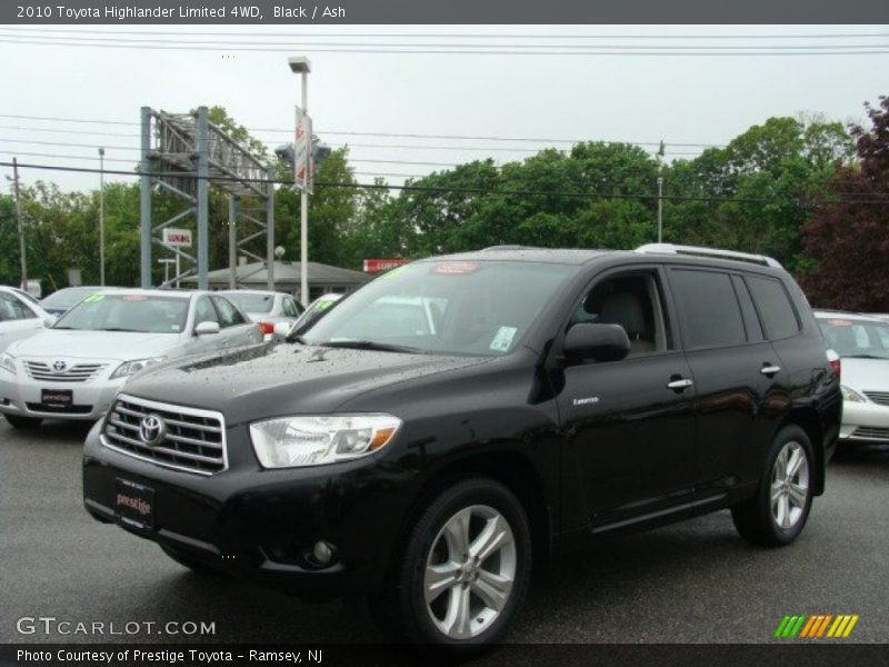 Black / Ash 2010 Toyota Highlander Limited 4WD