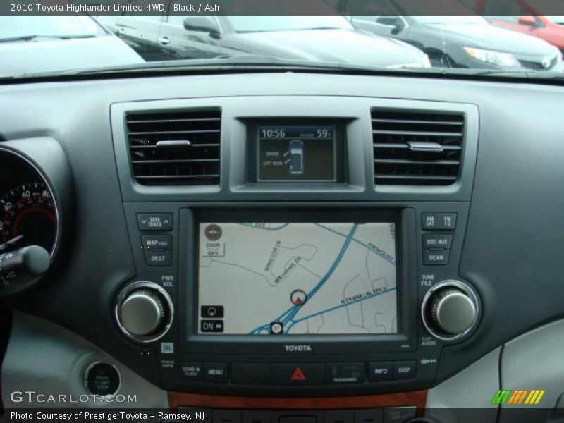 Black / Ash 2010 Toyota Highlander Limited 4WD