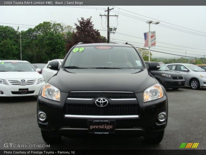Black / Sand Beige 2009 Toyota RAV4 Limited 4WD