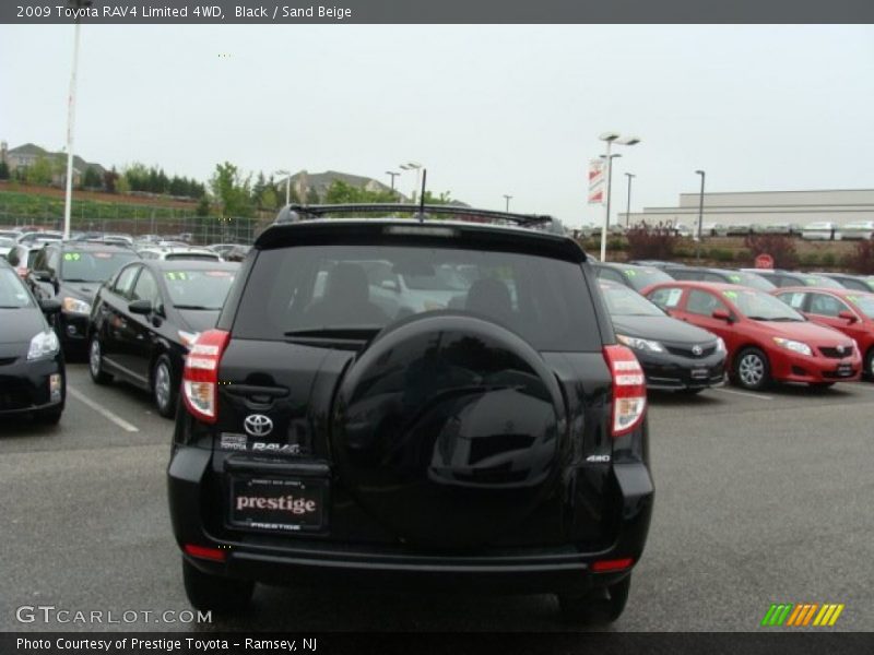 Black / Sand Beige 2009 Toyota RAV4 Limited 4WD