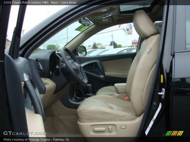 Black / Sand Beige 2009 Toyota RAV4 Limited 4WD
