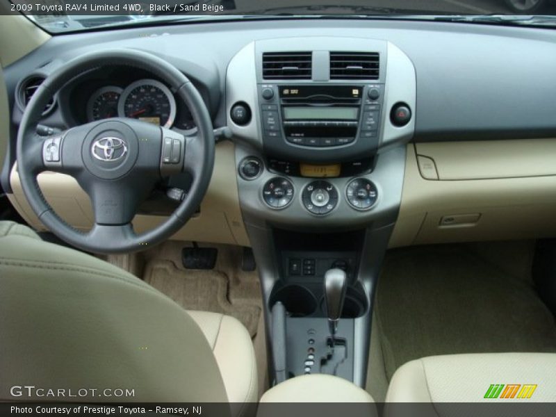 Black / Sand Beige 2009 Toyota RAV4 Limited 4WD