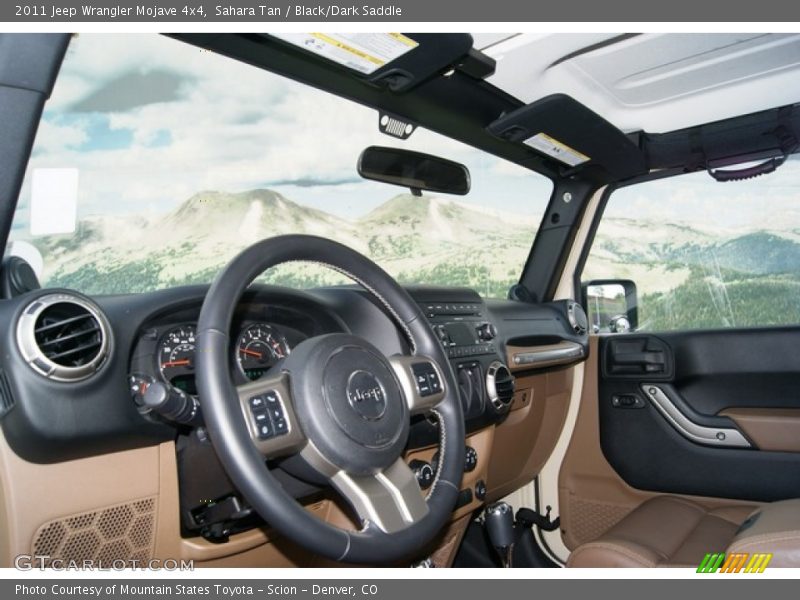 Sahara Tan / Black/Dark Saddle 2011 Jeep Wrangler Mojave 4x4