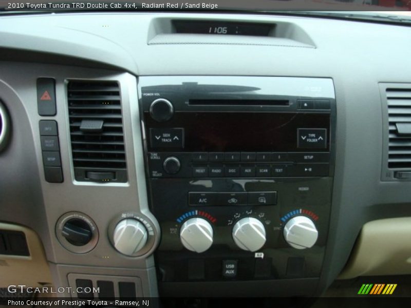 Radiant Red / Sand Beige 2010 Toyota Tundra TRD Double Cab 4x4