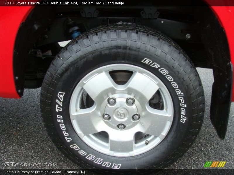 Radiant Red / Sand Beige 2010 Toyota Tundra TRD Double Cab 4x4