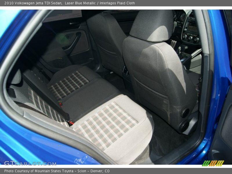 Laser Blue Metallic / Interlagos Plaid Cloth 2010 Volkswagen Jetta TDI Sedan
