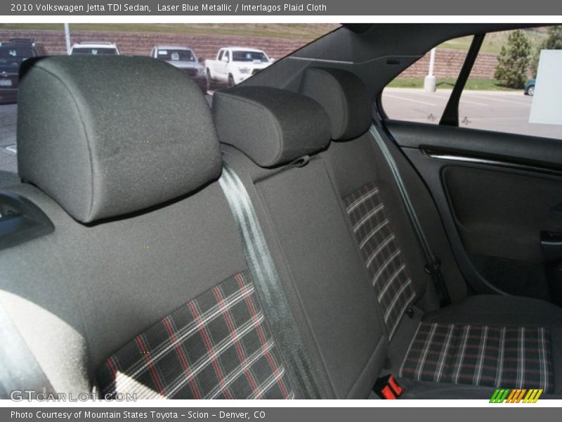 Laser Blue Metallic / Interlagos Plaid Cloth 2010 Volkswagen Jetta TDI Sedan