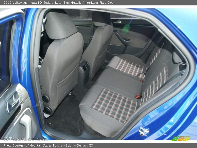 Laser Blue Metallic / Interlagos Plaid Cloth 2010 Volkswagen Jetta TDI Sedan