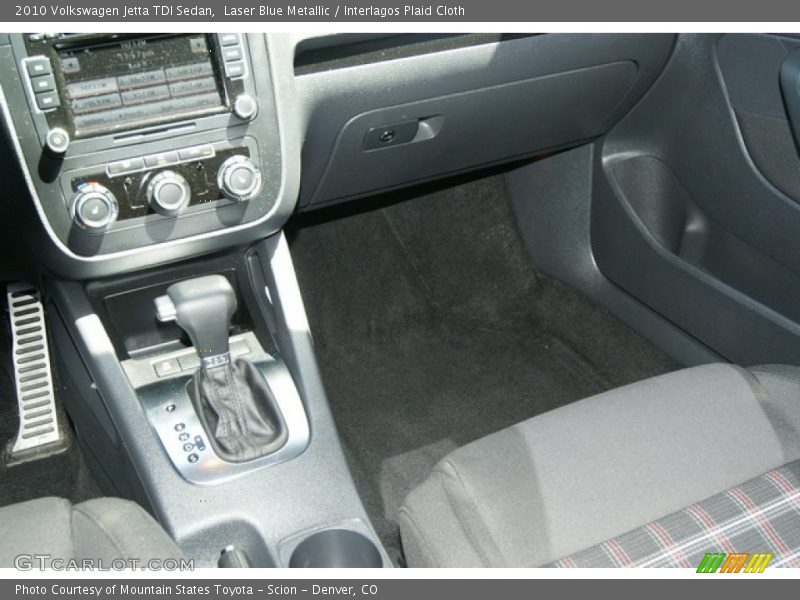 Laser Blue Metallic / Interlagos Plaid Cloth 2010 Volkswagen Jetta TDI Sedan