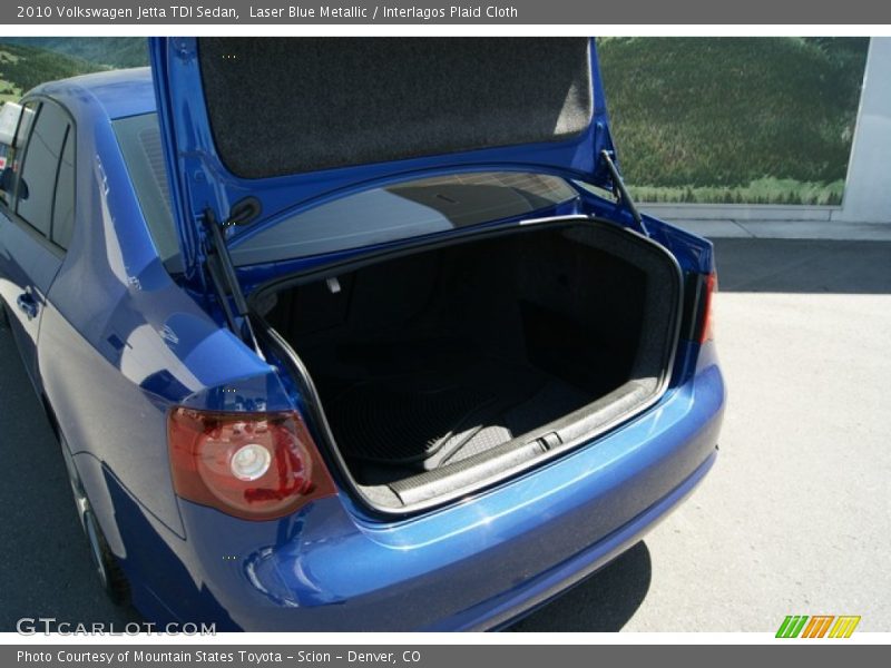 Laser Blue Metallic / Interlagos Plaid Cloth 2010 Volkswagen Jetta TDI Sedan