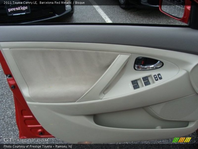 Barcelona Red Metallic / Bisque 2011 Toyota Camry LE