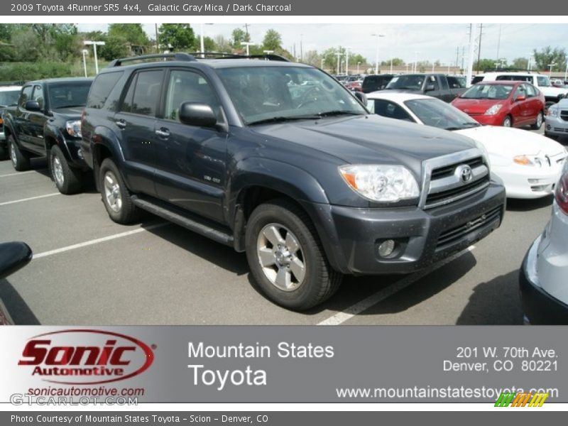 Galactic Gray Mica / Dark Charcoal 2009 Toyota 4Runner SR5 4x4