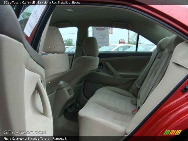 Barcelona Red Metallic / Bisque 2011 Toyota Camry LE