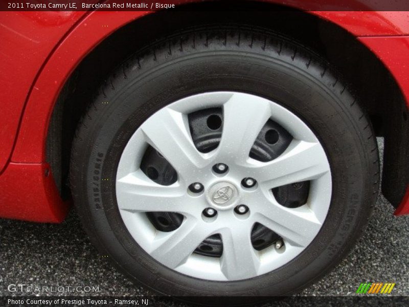 Barcelona Red Metallic / Bisque 2011 Toyota Camry LE