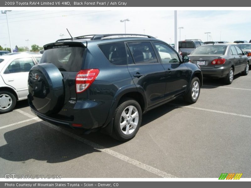 Black Forest Pearl / Ash Gray 2009 Toyota RAV4 Limited V6 4WD