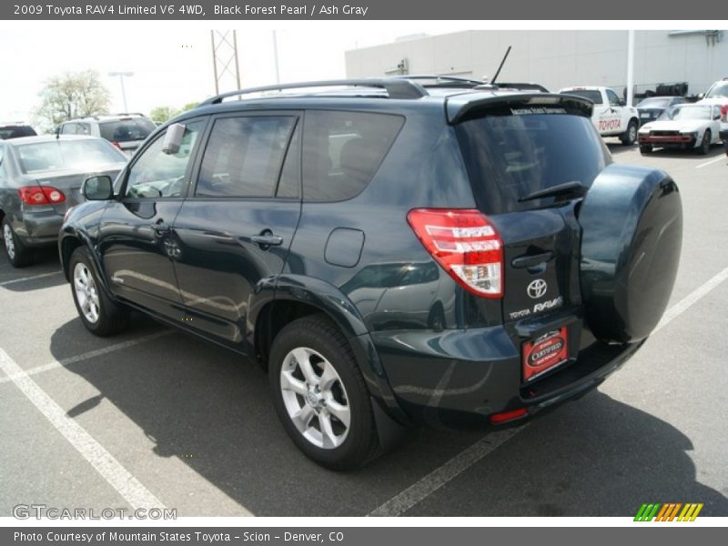 Black Forest Pearl / Ash Gray 2009 Toyota RAV4 Limited V6 4WD