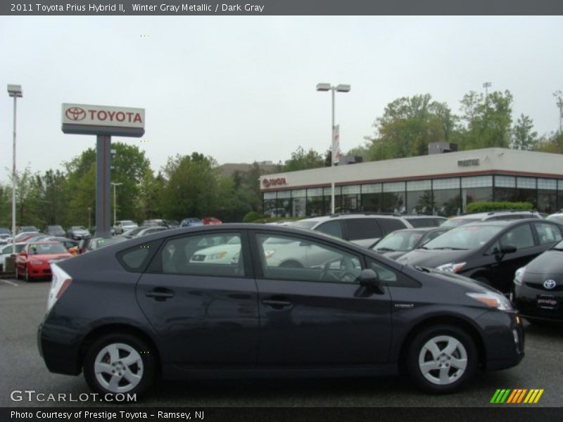 Winter Gray Metallic / Dark Gray 2011 Toyota Prius Hybrid II