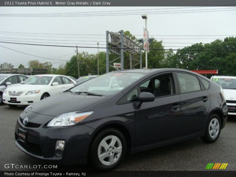 Winter Gray Metallic / Dark Gray 2011 Toyota Prius Hybrid II