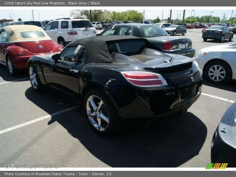 Black Onyx / Black 2008 Saturn Sky Red Line Roadster