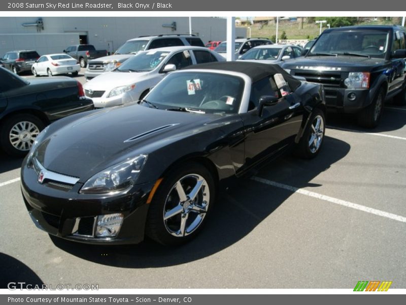 Black Onyx / Black 2008 Saturn Sky Red Line Roadster