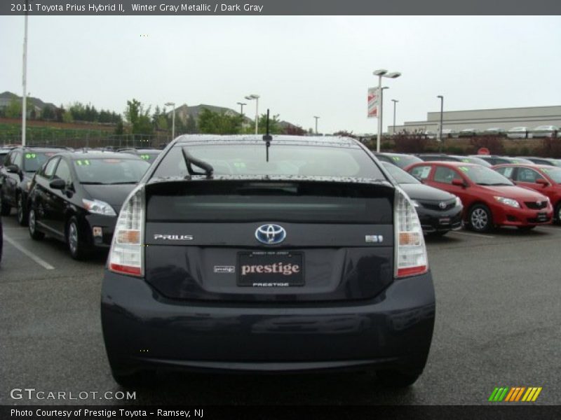 Winter Gray Metallic / Dark Gray 2011 Toyota Prius Hybrid II