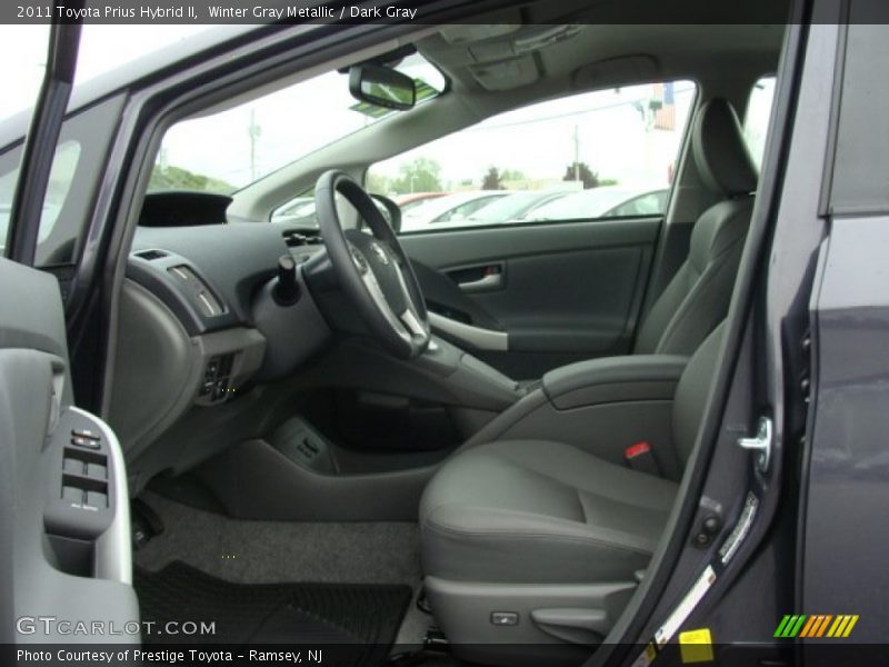 Winter Gray Metallic / Dark Gray 2011 Toyota Prius Hybrid II