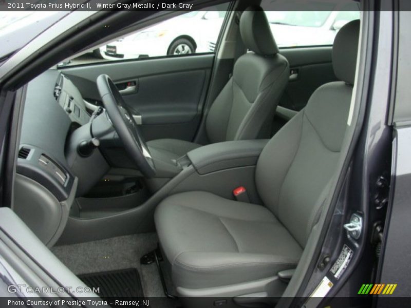 Winter Gray Metallic / Dark Gray 2011 Toyota Prius Hybrid II