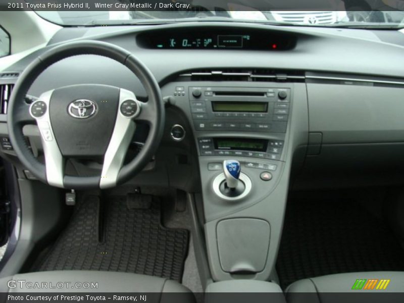 Winter Gray Metallic / Dark Gray 2011 Toyota Prius Hybrid II