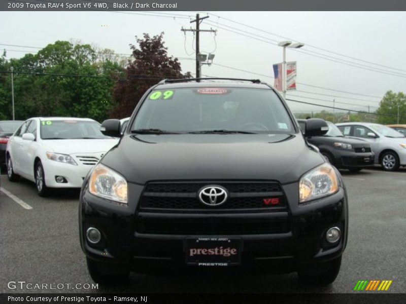 Black / Dark Charcoal 2009 Toyota RAV4 Sport V6 4WD