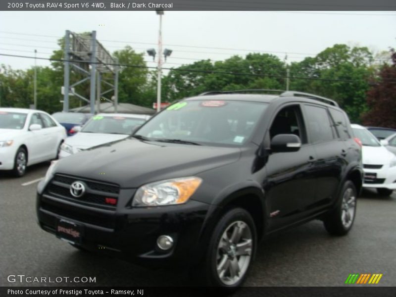 Black / Dark Charcoal 2009 Toyota RAV4 Sport V6 4WD