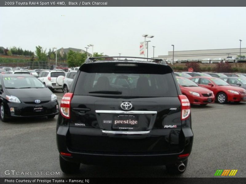 Black / Dark Charcoal 2009 Toyota RAV4 Sport V6 4WD
