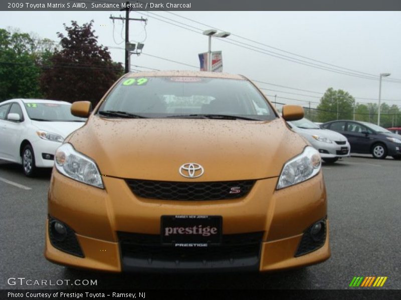 Sundance Metallic / Dark Charcoal 2009 Toyota Matrix S AWD