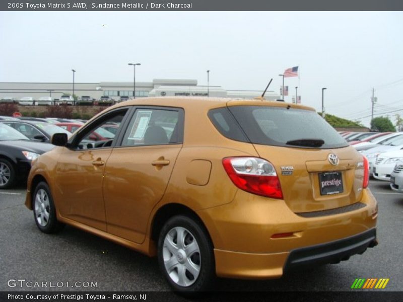 Sundance Metallic / Dark Charcoal 2009 Toyota Matrix S AWD
