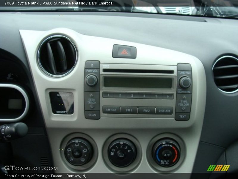 Sundance Metallic / Dark Charcoal 2009 Toyota Matrix S AWD