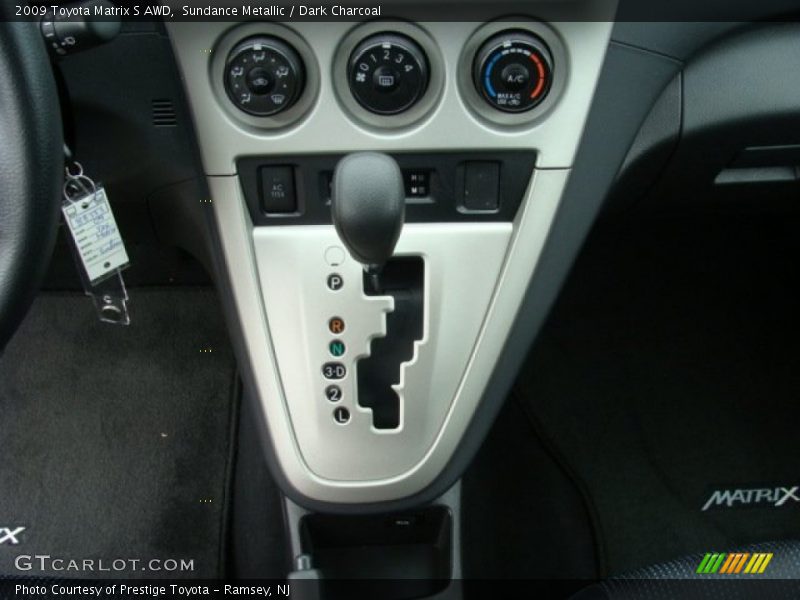 Sundance Metallic / Dark Charcoal 2009 Toyota Matrix S AWD