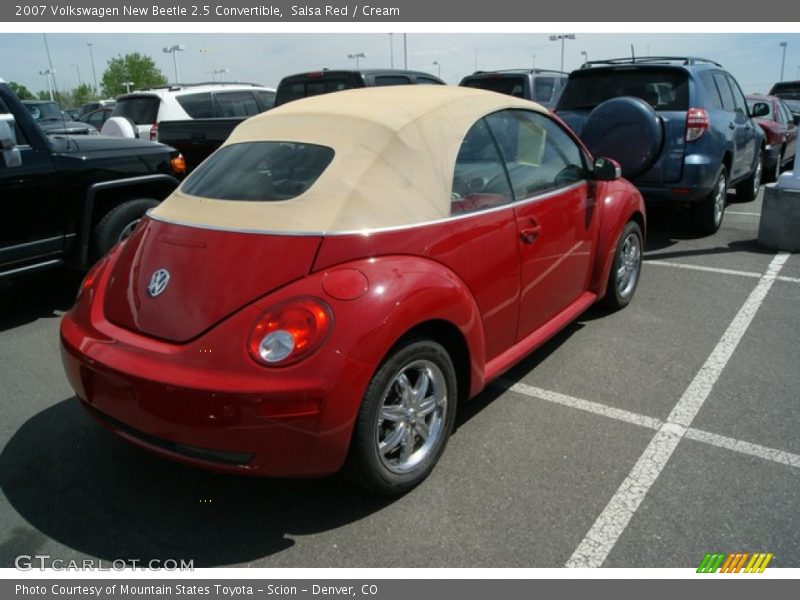 Salsa Red / Cream 2007 Volkswagen New Beetle 2.5 Convertible