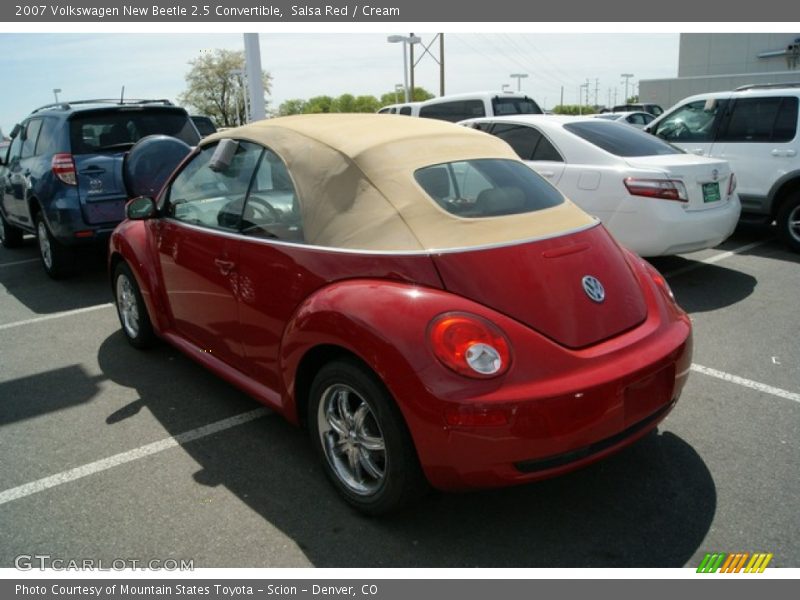 Salsa Red / Cream 2007 Volkswagen New Beetle 2.5 Convertible