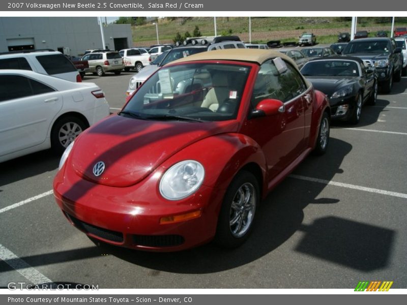 Salsa Red / Cream 2007 Volkswagen New Beetle 2.5 Convertible