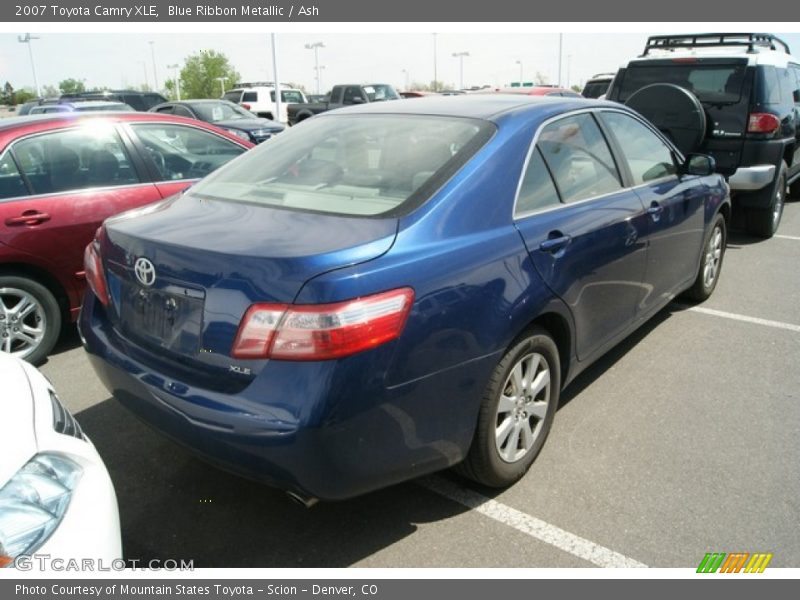 Blue Ribbon Metallic / Ash 2007 Toyota Camry XLE