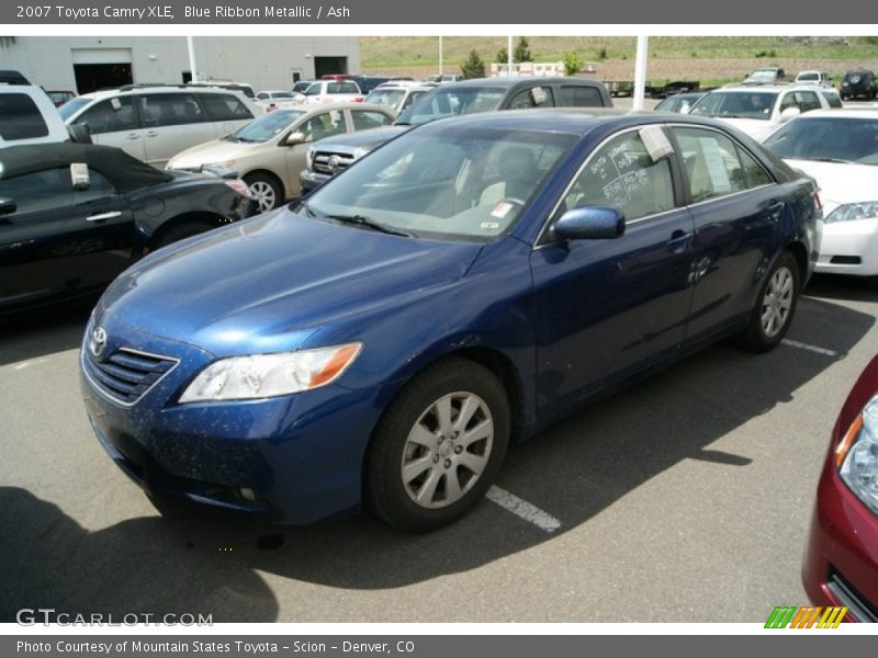 Blue Ribbon Metallic / Ash 2007 Toyota Camry XLE