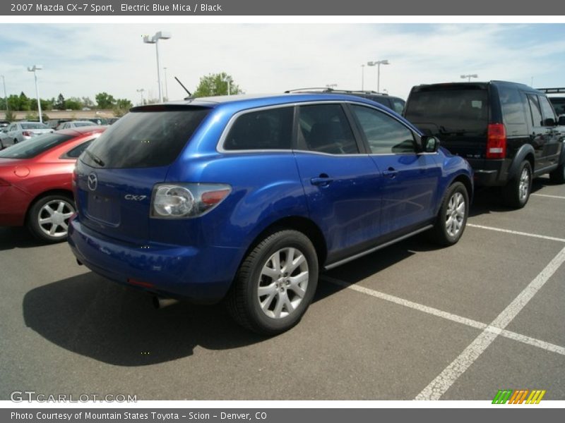 Electric Blue Mica / Black 2007 Mazda CX-7 Sport