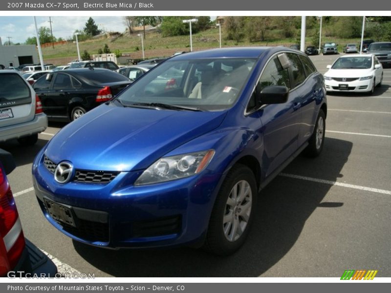 Electric Blue Mica / Black 2007 Mazda CX-7 Sport