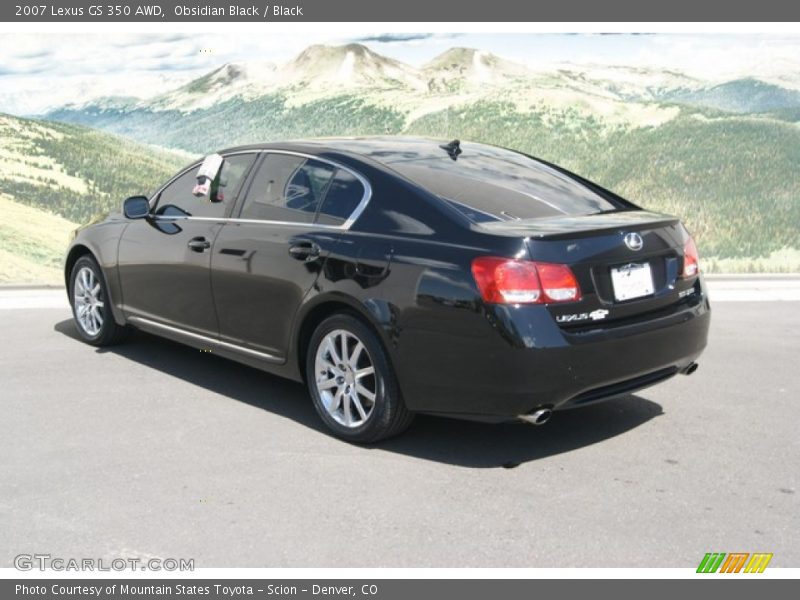 Obsidian Black / Black 2007 Lexus GS 350 AWD