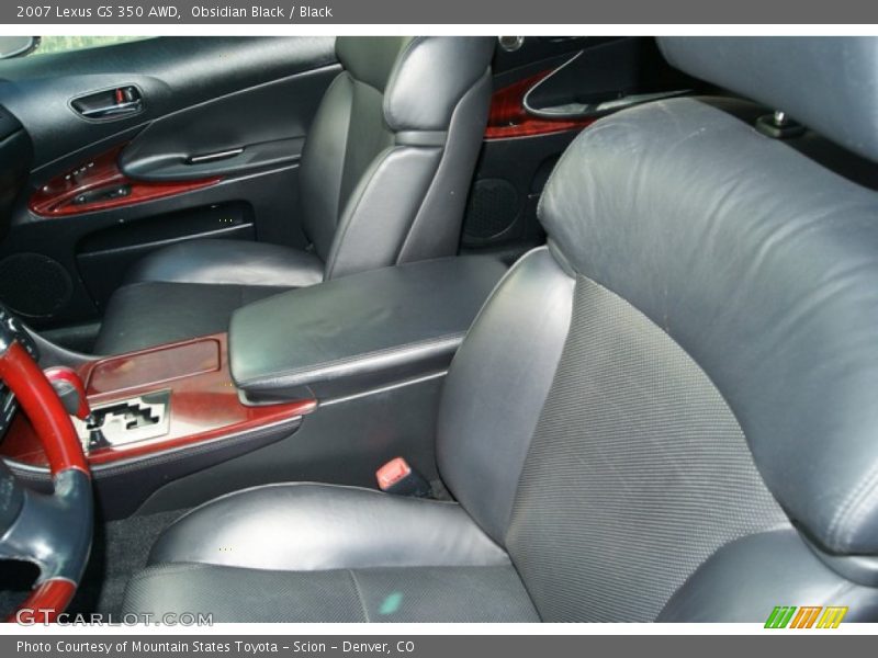 Obsidian Black / Black 2007 Lexus GS 350 AWD